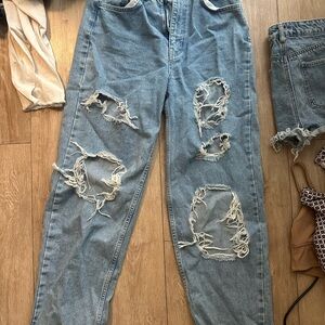 BDG Light Blue Distressed Boyfriend Jeans